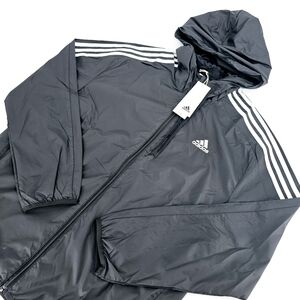 Adidas Essentials 3-Stripes Woven Windbreaker Jacket Men's Top